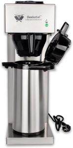 Beeketal Gastro Edelstahl Korbfilter Kaffeemaschine mit Thermoskanne</li>