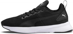PUMA Flyer Runner Jr Sneaker für Kinder Schwarz Weiß