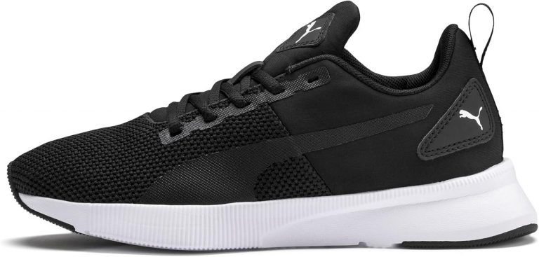 PUMA Flyer Runner Jr Sneaker für Kinder Schwarz Weiß