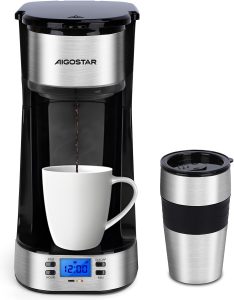 Aigostar Coffey Thermo-Kaffeemaschine mit Thermobecher