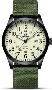 LN LENQIN Militär Herren Uhr Nylon Armee</li>
