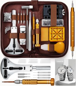 LOSGATOS Uhren Reparaturset mit Bandentferner und Öffner